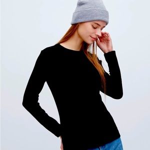 Heattech Extra Warm Crew Neck Long Sleeve T-shirt